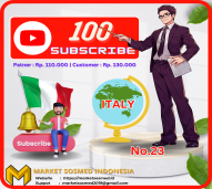 23. Youtube 100 Subscribers Italy